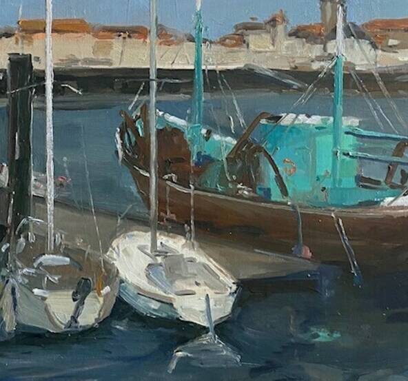 Espace Richaud - Visite rencontre avec Jacques Rohaut, peintre officiel de la Marine_Versailles