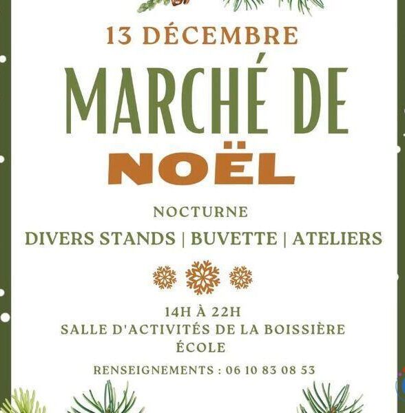 Marché de Noël de La Boissière-École_La Boissière-École