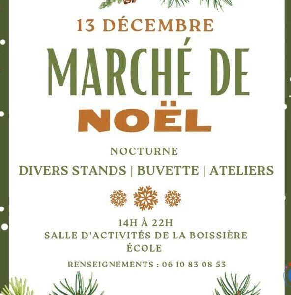 Marché de Noël de La Boissière-École_La Boissière-École