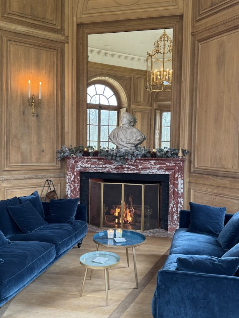 Pavillon décoré pour Noël