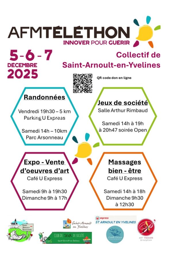 Téléthon 2025 à Saint-Arnoult-en-Yvelines_Saint-Arnoult-en-Yvelines