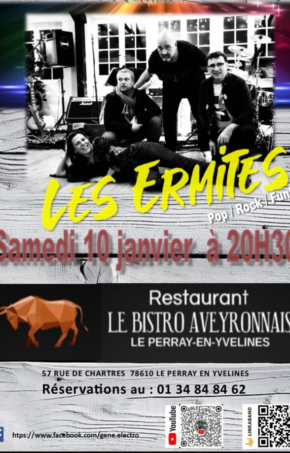 Concert Les Ermites au Bistro Aveyronnais_Le Perray-en-Yvelines