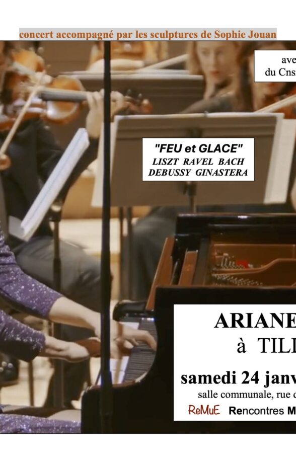 Récital de piano " Feu et Glace" par Ariane Jacob et Mario Calvo Martínez_Houdan