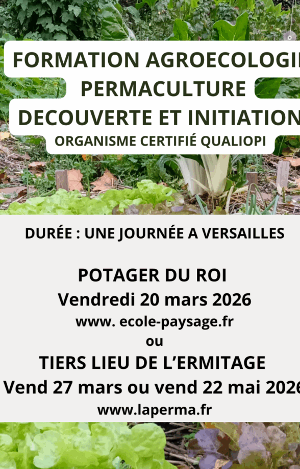 Formation Agroécologie Versailles