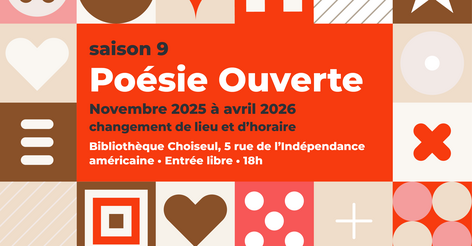 Bibliothèque Choiseul - Poésie ouverte - Fabienne Raphoz_Versailles