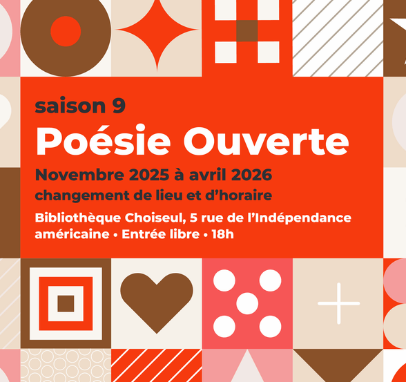 Bibliothèque Choiseul - Poésie ouverte - Fabienne Raphoz_Versailles