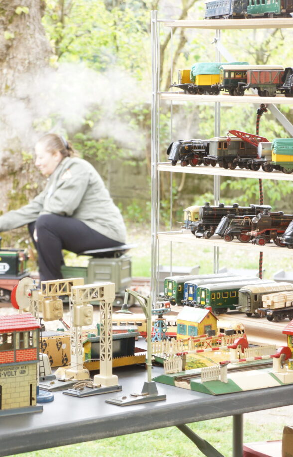 Rambolitrain Rétro, bourse de jouets et train vapeur de jardin_Rambouillet