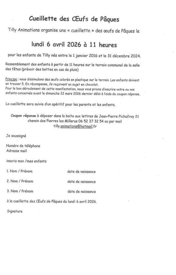 Cueillette des œufs de Pâques - Tilly_Tilly