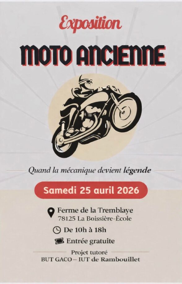 Exposition "Moto ancienne"_La Boissière-École