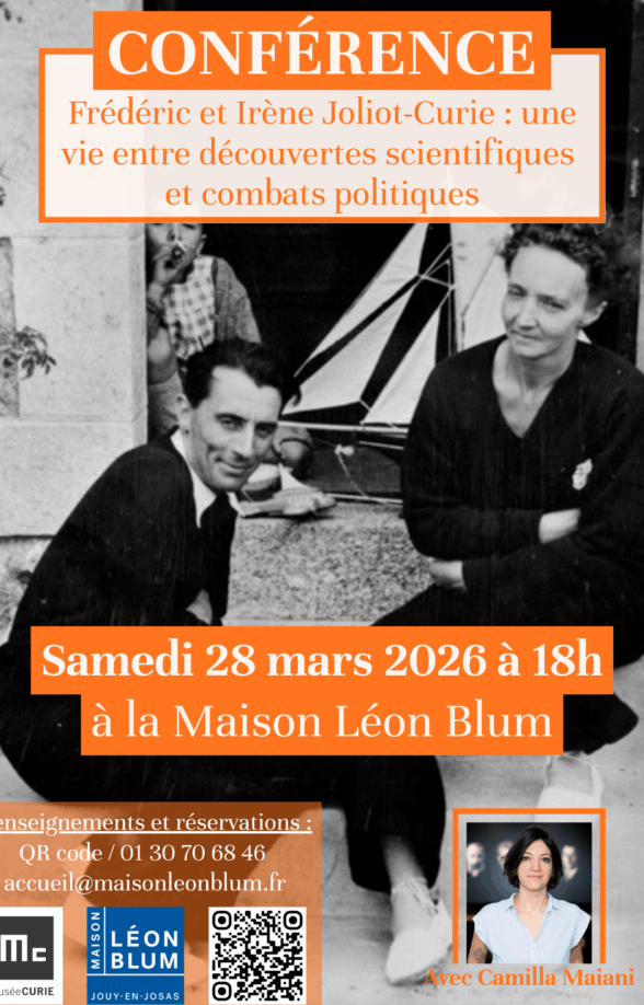 Flyer conférence Joliot-Curie