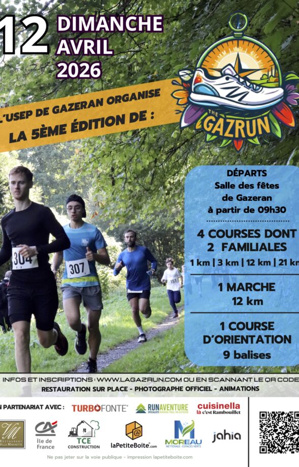 Flyer Gaz'Run 2026