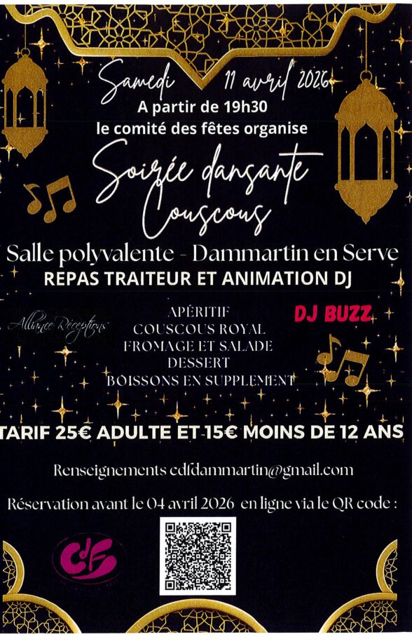 Soirée dansante Couscous_Dammartin-en-Serve