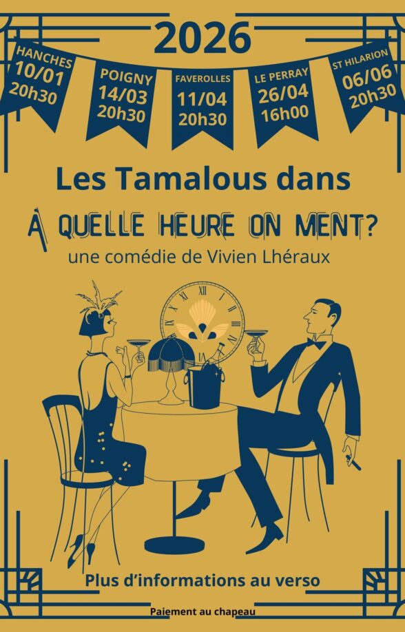 Théâtre "A quelle heure on ment ?"_Poigny-la-Forêt