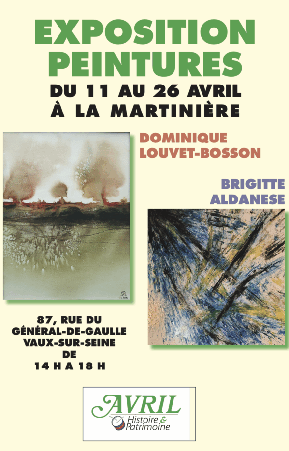 Exposition de peintures du 11 au 26 avril 2026