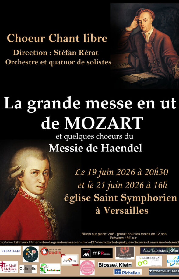 Mois Molière - Grande messe en ut de Mozart_Versailles