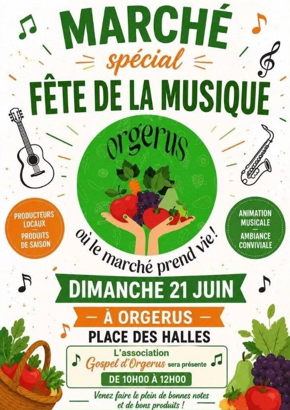 Fête de la musique au marché d'Orgerus_Orgerus