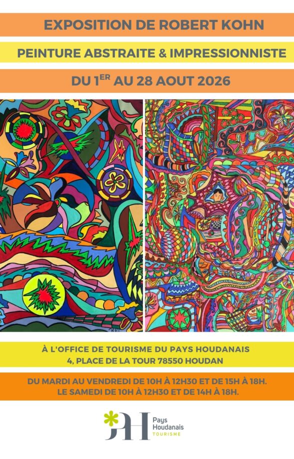 Exposition Robert KOHN : Peinture abstraite et impressionniste_Houdan