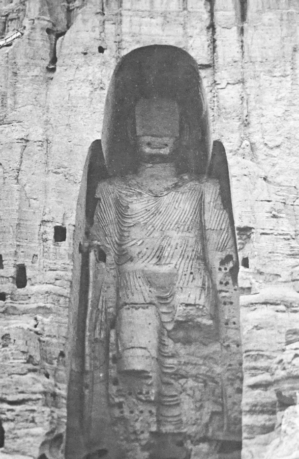 Le Bouddha de 55 m à Bamiyan en 1930
