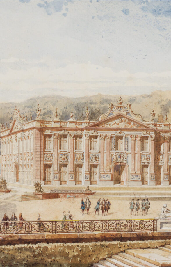 Vue du pavillon royal