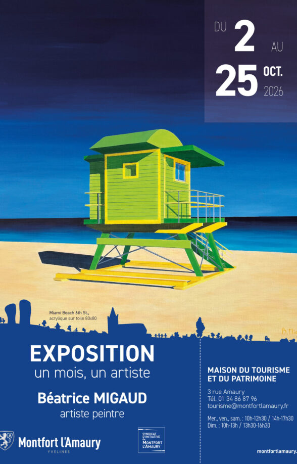 Affiche Exposition Béatrice MIGAUD