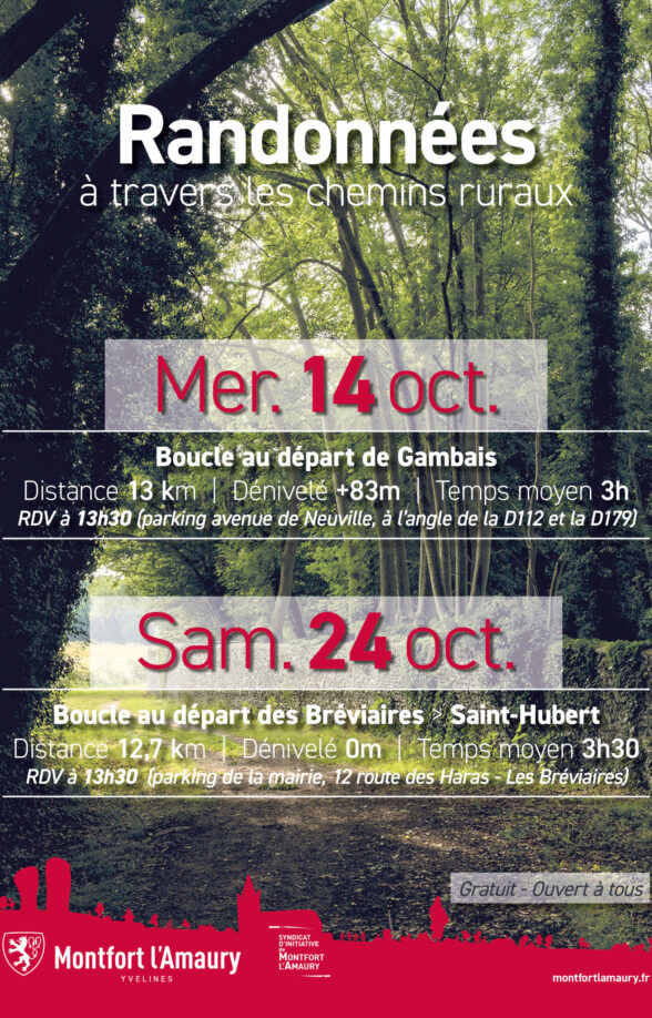Affiche randonnées octobre 26
