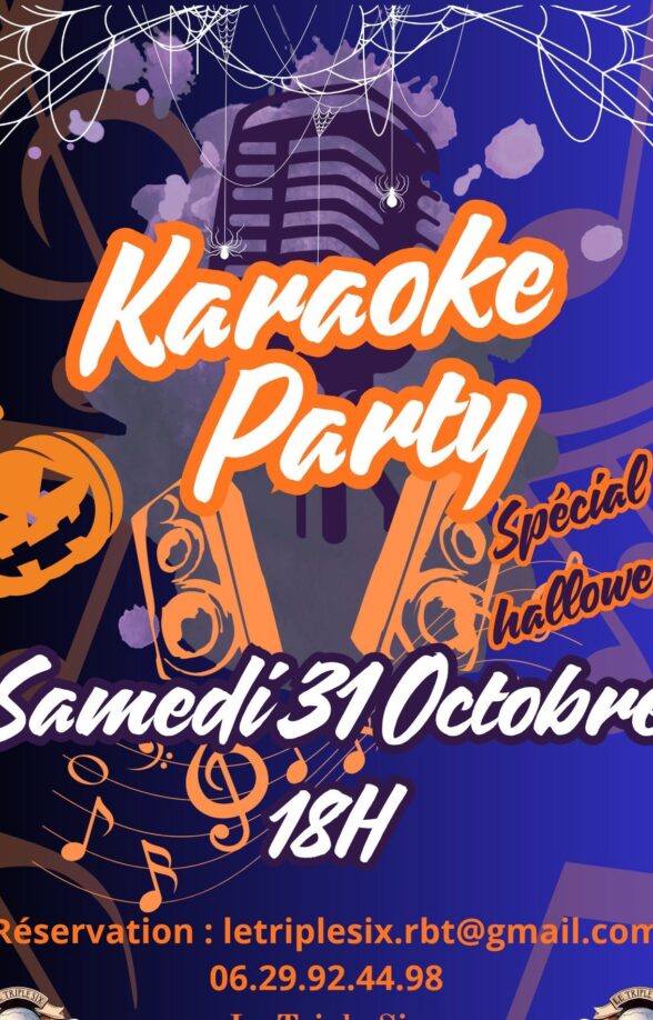 Karaoké Party spécial Halloween au Triple Six_Rambouillet